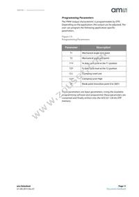 AS5161-HSOM Datasheet Page 11