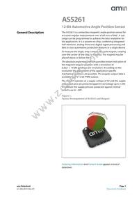 AS5261-HMFM Datasheet Cover