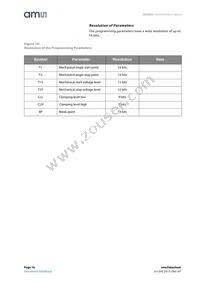 AS5262-HMFP Datasheet Page 16