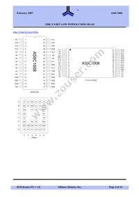 AS6C1008-55BIN Datasheet Page 2