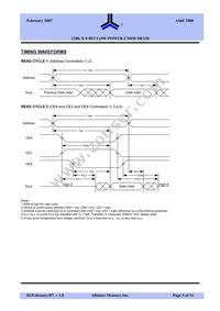 AS6C1008-55BIN Datasheet Page 5