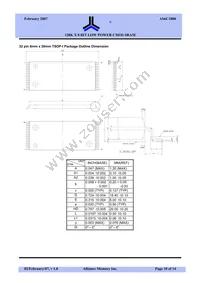 AS6C1008-55BIN Datasheet Page 10