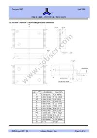 AS6C1008-55BIN Datasheet Page 11