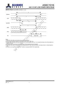 AS6C1016-55BIN Datasheet Page 8