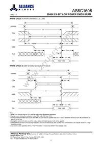 AS6C1608-55BIN Datasheet Page 8