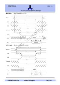 AS6C1616-55BIN Datasheet Page 6