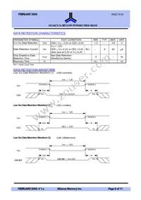 AS6C1616-55BIN Datasheet Page 8