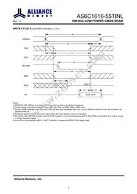 AS6C1616-55TINL Datasheet Page 8