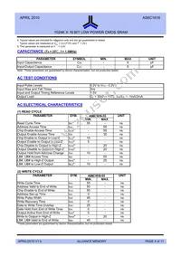 AS6C1616-55TINTR Datasheet Page 4