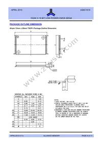 AS6C1616-55TINTR Datasheet Page 9