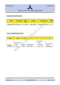 AS6C1616-55TINTR Datasheet Page 10