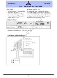 AS6C1616A-55BIN Datasheet Cover