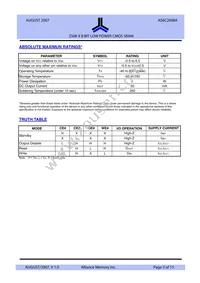 AS6C2008A-55STIN Datasheet Page 3