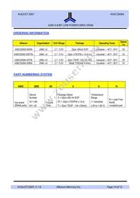 AS6C2008A-55STIN Datasheet Page 14