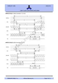 AS6C2016-55BIN Datasheet Page 7