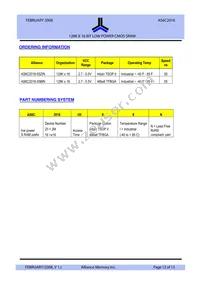 AS6C2016-55BIN Datasheet Page 12