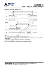 AS6C3216-55BIN Datasheet Page 8