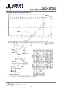 AS6C4008A-55BIN Datasheet Page 15