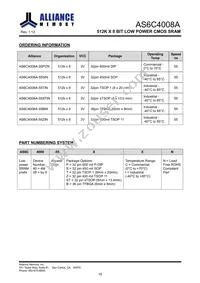 AS6C4008A-55BIN Datasheet Page 16