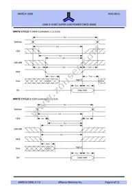 AS6C4016-55BIN Datasheet Page 6