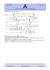 AS6C4016-55BIN Datasheet Page 7