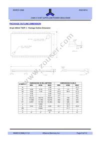 AS6C4016-55BIN Datasheet Page 9