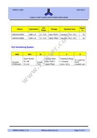 AS6C4016-55BIN Datasheet Page 11