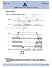 AS6C4016A-55BIN Datasheet Page 6