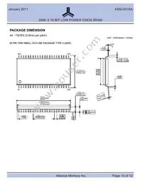 AS6C4016A-55BIN Datasheet Page 10
