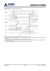 AS6C6416-55BINTR Datasheet Page 8