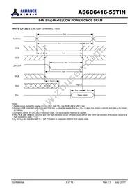 AS6C6416-55TINTR Datasheet Page 9