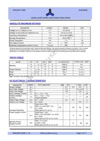 AS6C8008-55ZINTR Datasheet Page 3