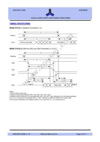 AS6C8008-55ZINTR Datasheet Page 5