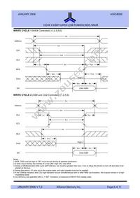 AS6C8008-55ZINTR Datasheet Page 6