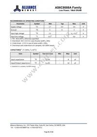 AS6C8008A-45BIN Datasheet Page 6