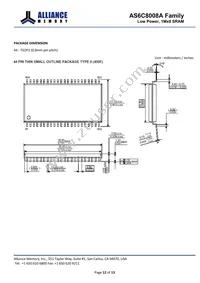 AS6C8008A-45BIN Datasheet Page 12