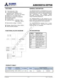 AS6C8016-55TIN Datasheet Page 2