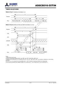 AS6C8016-55TIN Datasheet Page 6