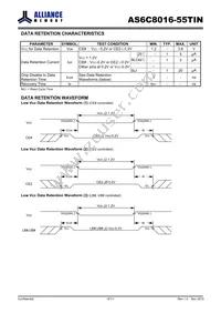 AS6C8016-55TIN Datasheet Page 9