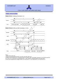 AS6C8016-55ZINTR Datasheet Page 5
