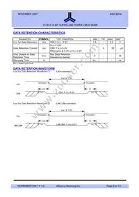 AS6C8016-55ZINTR Datasheet Page 8