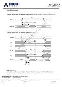 AS6C8016A-55BINTR Datasheet Page 7