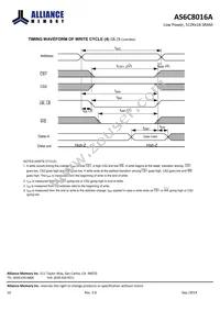 AS6C8016A-55BINTR Datasheet Page 10