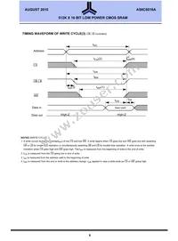 AS6C8016A-55ZIN Datasheet Page 8
