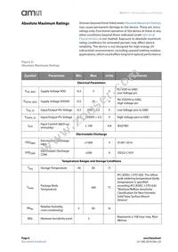 AS7211-BLGM Datasheet Page 6