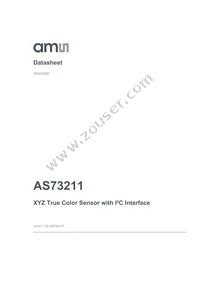 AS73211-AQFM Datasheet Cover
