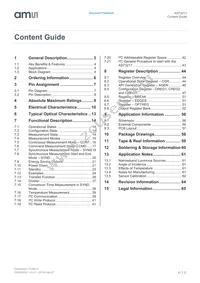 AS73211-AQFM Datasheet Page 2