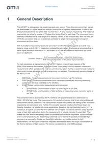 AS73211-AQFM Datasheet Page 3