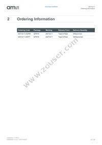 AS73211-AQFM Datasheet Page 6