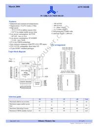 AS7C1024B-12TJIN Datasheet Page 2
